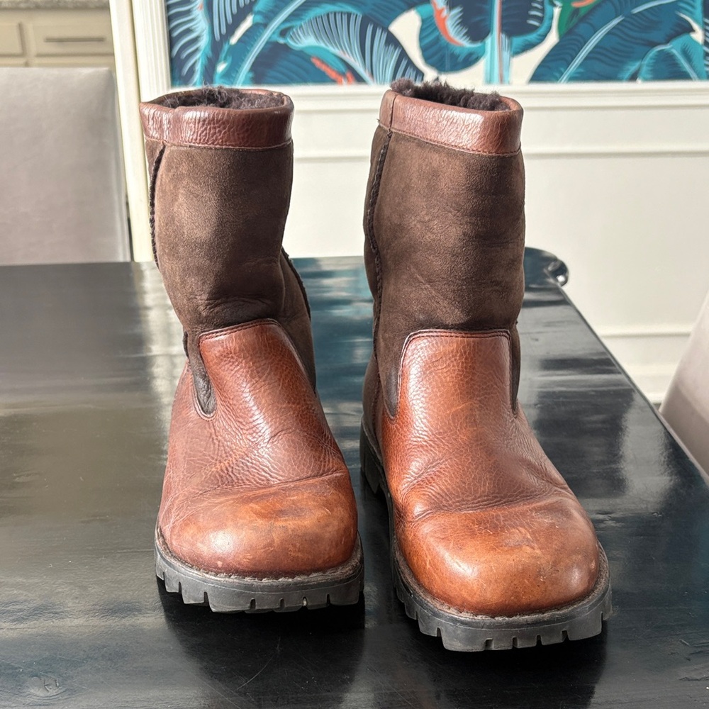 Men's Brown UGG Leather Boots